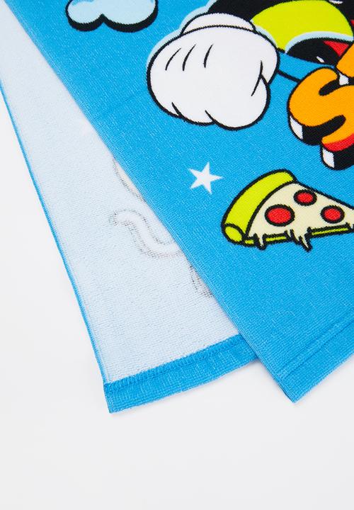 Character Group - Mickey Mouse hooded towel - blue