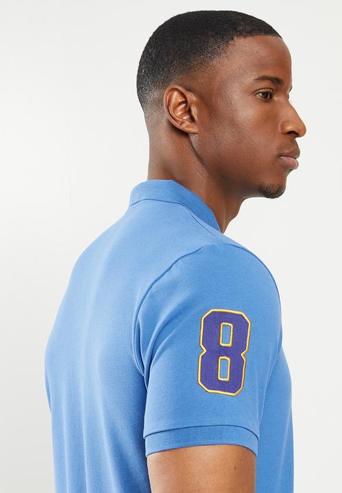 Giordano - Napoloen embroidered golfer - blue