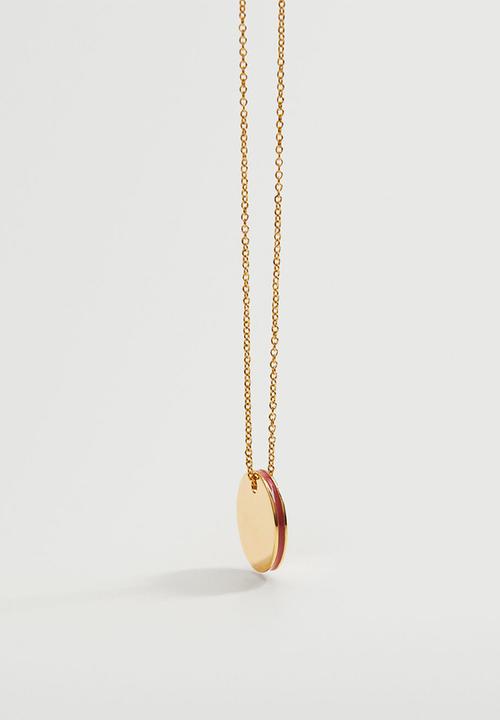 MANGO - Coin pendant necklace - gold