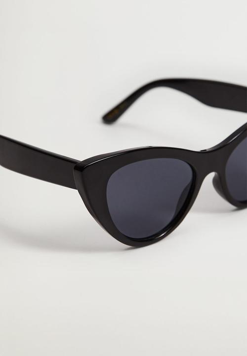 MANGO - Cat-eye sunglasses - black