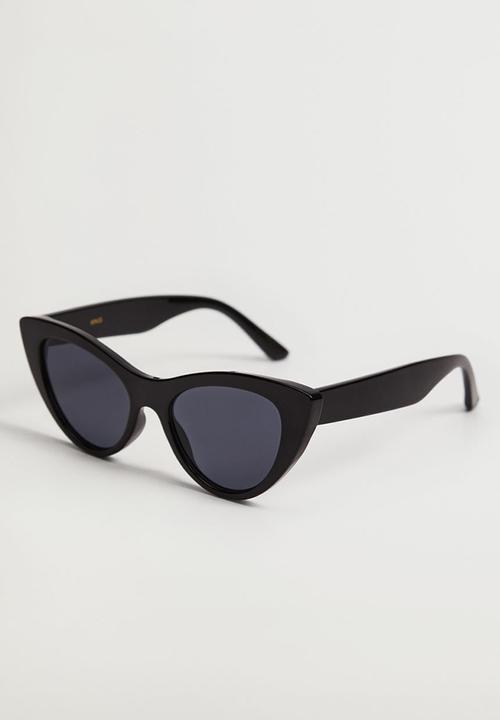 MANGO - Cat-eye sunglasses - black