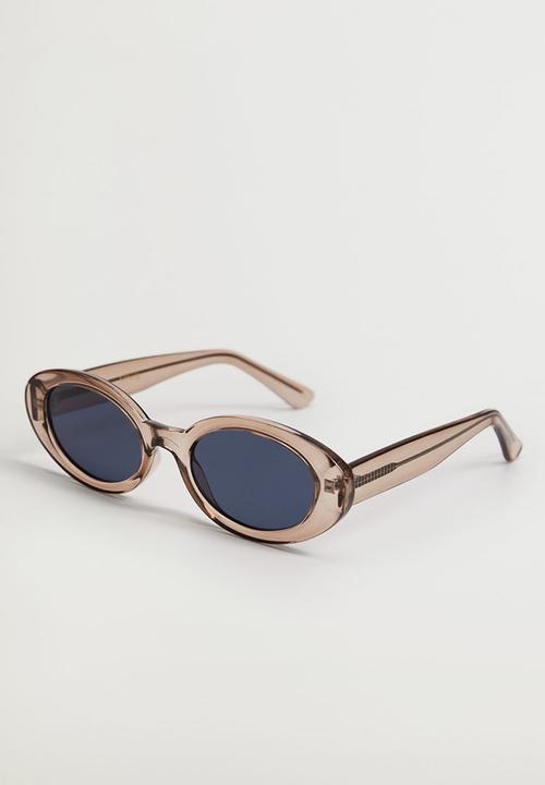 MANGO - Clear frame sunglasses - grey