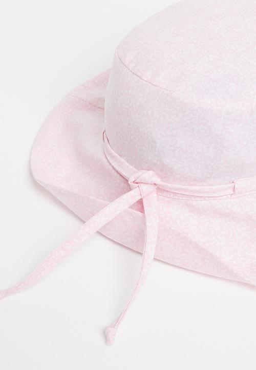 Freya Hats  - Baby bucket - pink floral