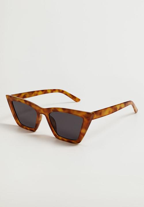 MANGO - Cat-eye sunglasses - chocolate