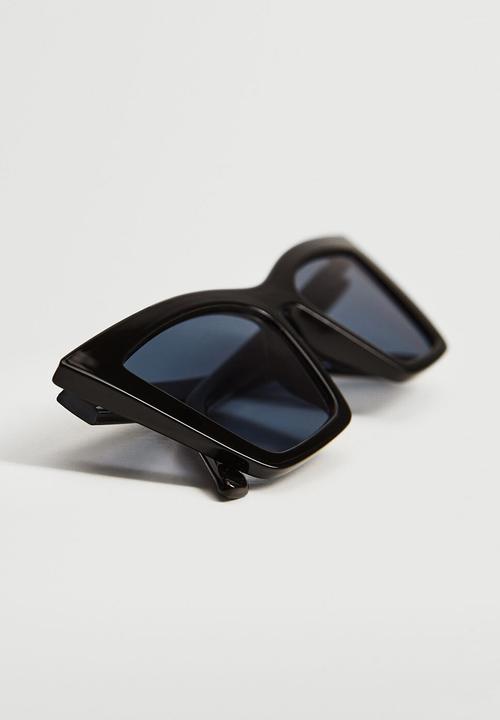 MANGO - Cat-eye sunglasses - black
