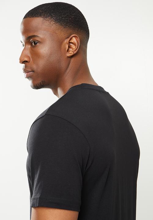 Giordano - Crew neck printed tee - black
