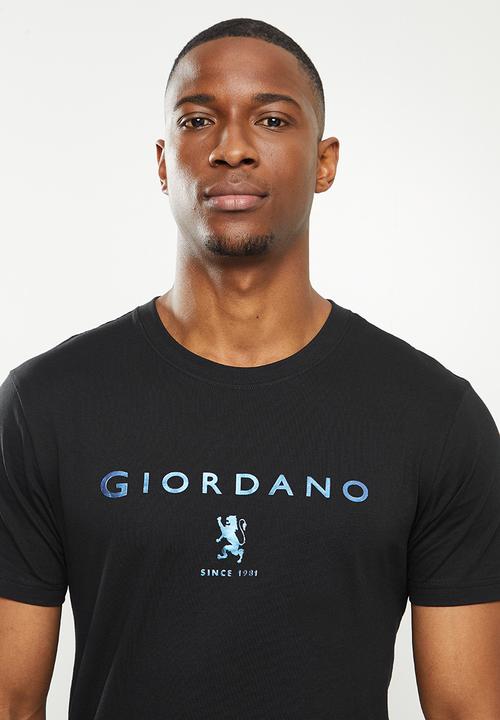 Giordano - Lions printed tee - black
