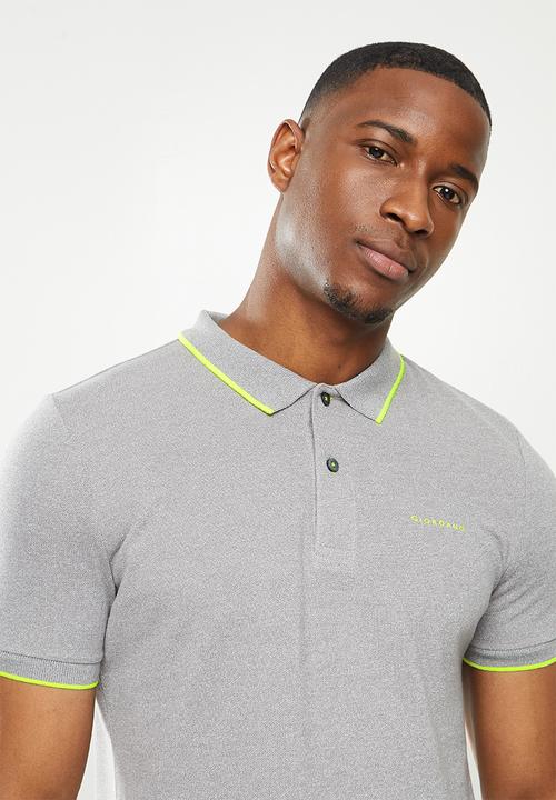 Giordano - Retro sporting golfer - grey