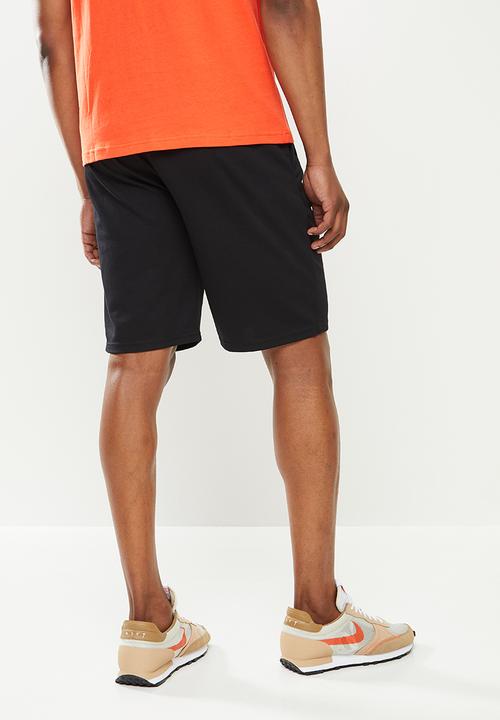 Giordano - Cotton drawstring short - black