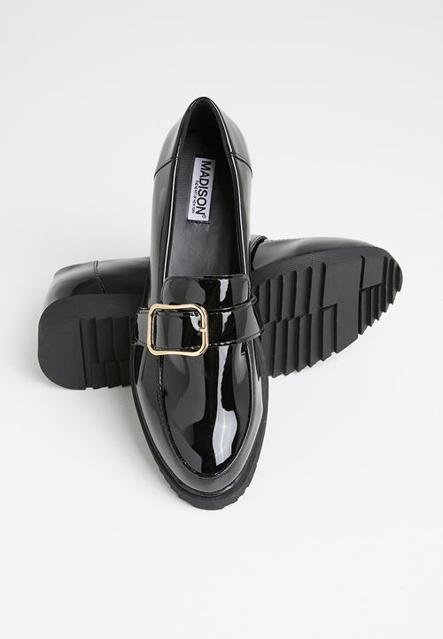 Madison® - Andrea lug sole loafer - black