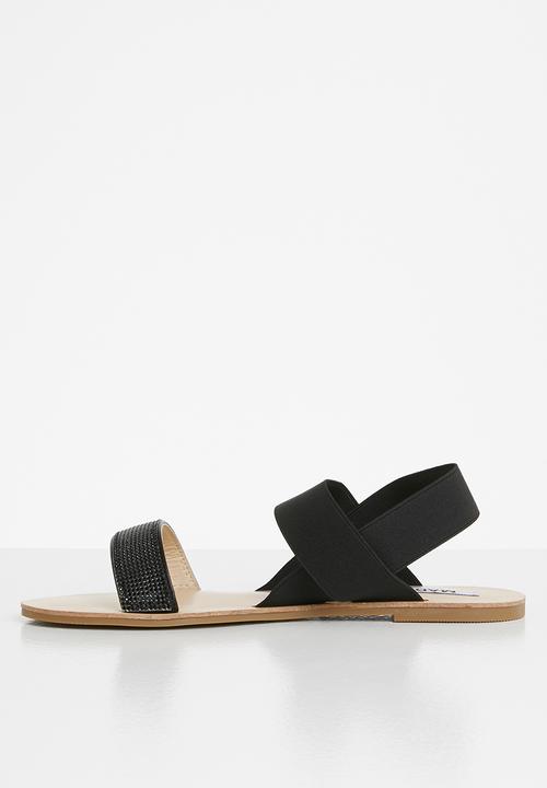 Madison® - Feliticy double strap slingback sandal - black
