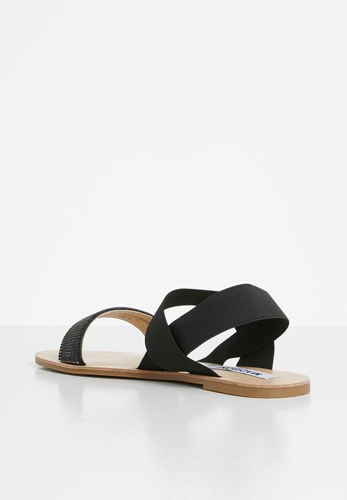 Madison® - Feliticy double strap slingback sandal - black