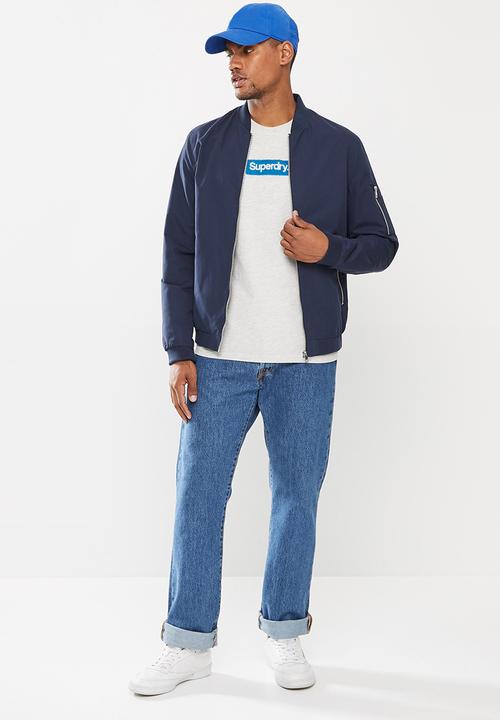 Superdry. - Cl workwear tee - off white marl