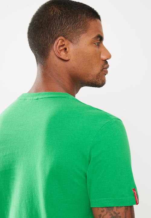 Superdry. - Track and field graphic tee - oregon green