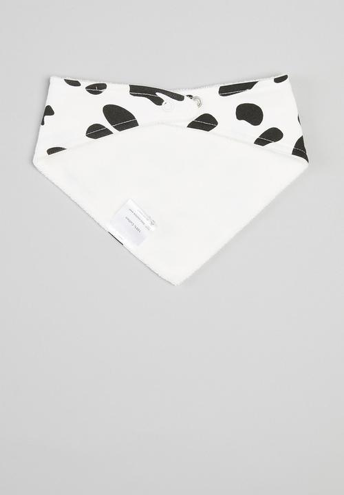 Pop Candy - Cow bibs - black & white 