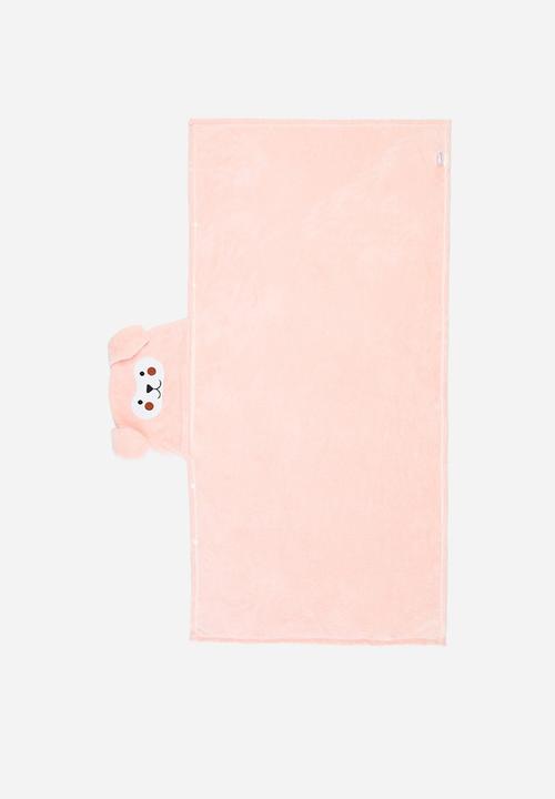 Pop Candy - Bear hooded towel - pink