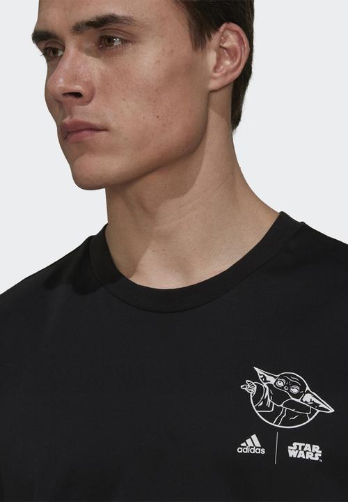 adidas Originals - ADIDAS X STAR WARS: THE MANDALORIAN THE CHILD GRAPHIC TEE- black/white