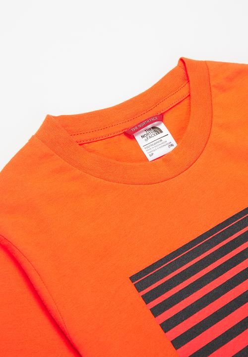 The North Face - Box short sleeve tee - orange 