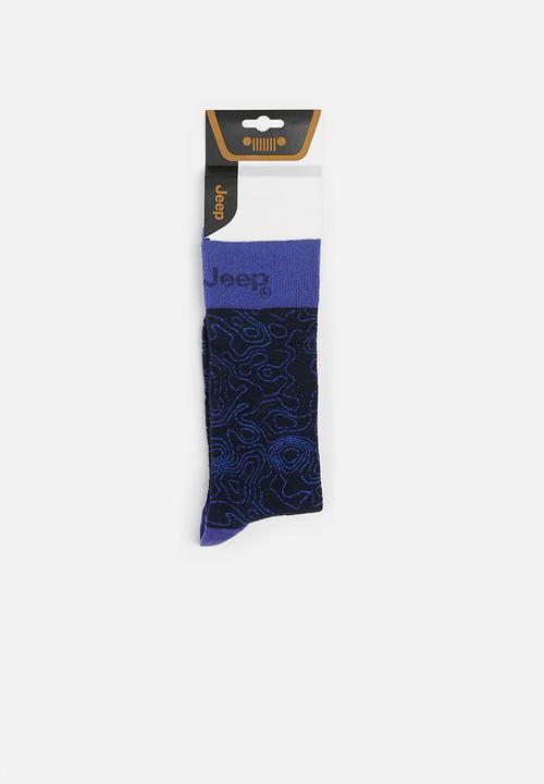 JEEP - Fun socks - navy 