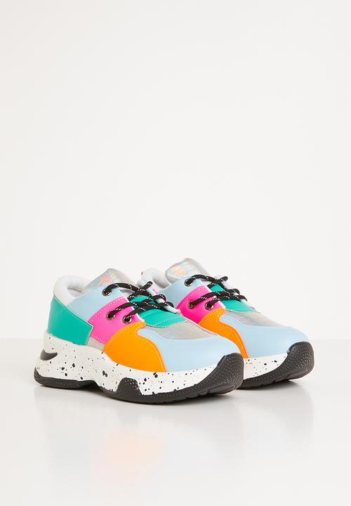 Rebel Republic - Girls lace up sneaker - multi