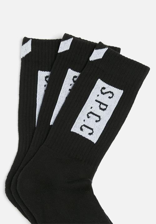 S.P.C.C - Johnson 3 pack socks - black
