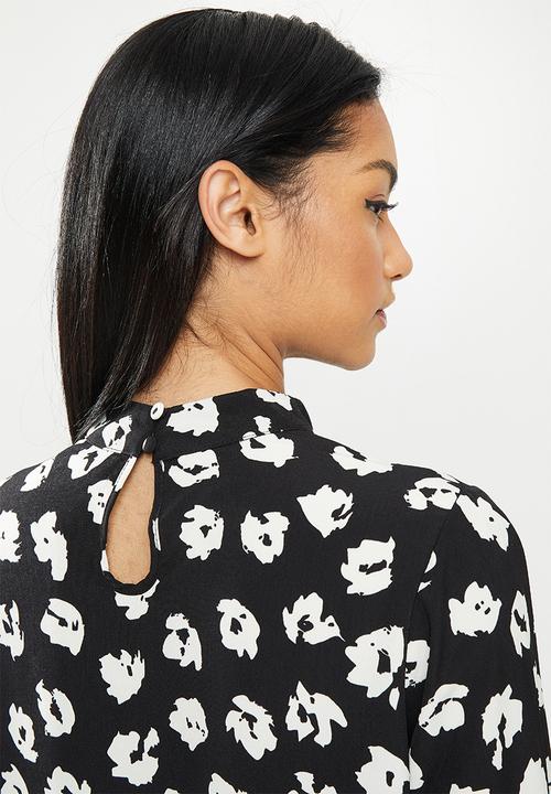 Glamorous - Petite high neck blouse - black 