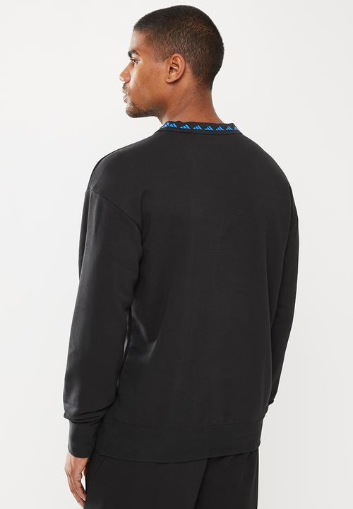 adidas Performance - MANCHESTER UNITED ICONS CREW SWEATSHIRT - black