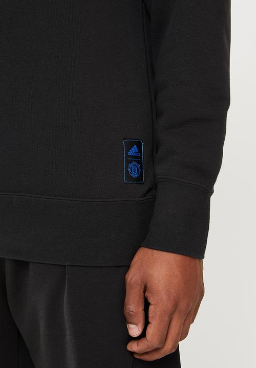 adidas Performance - MANCHESTER UNITED ICONS CREW SWEATSHIRT - black