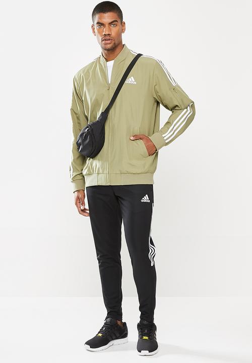 adidas Performance - Bomber jacket - orbit green & white