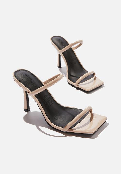 Cotton On - Daria tubular mule - taupe patent pu