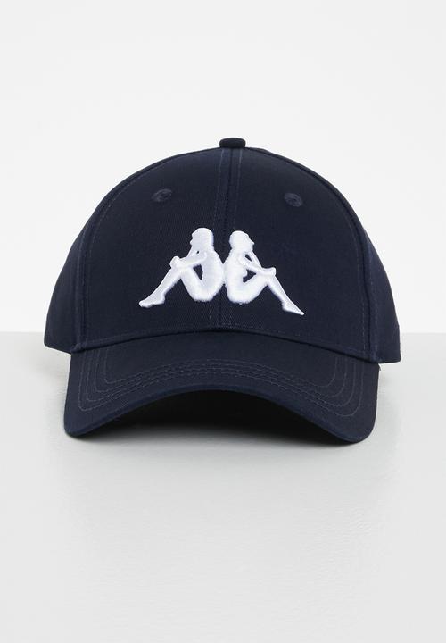 KAPPA - Liam peak cap - navy & white