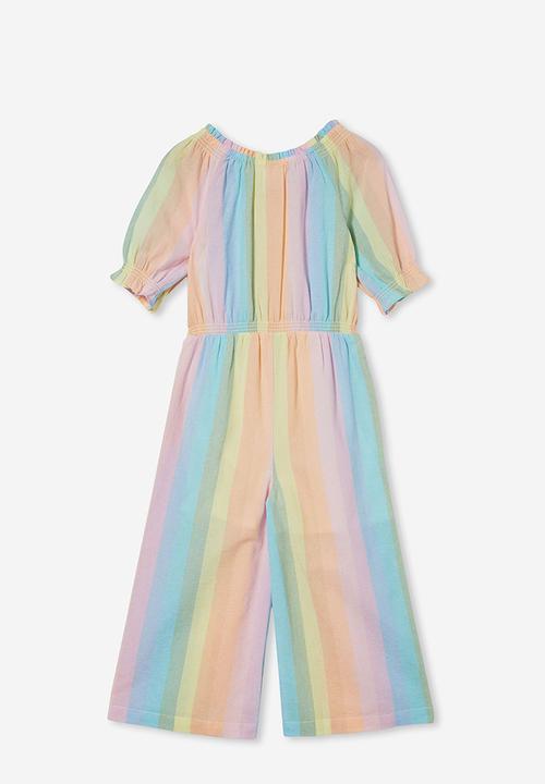 Cotton On - Bonnie puff sleeve jumpsuit - multi 