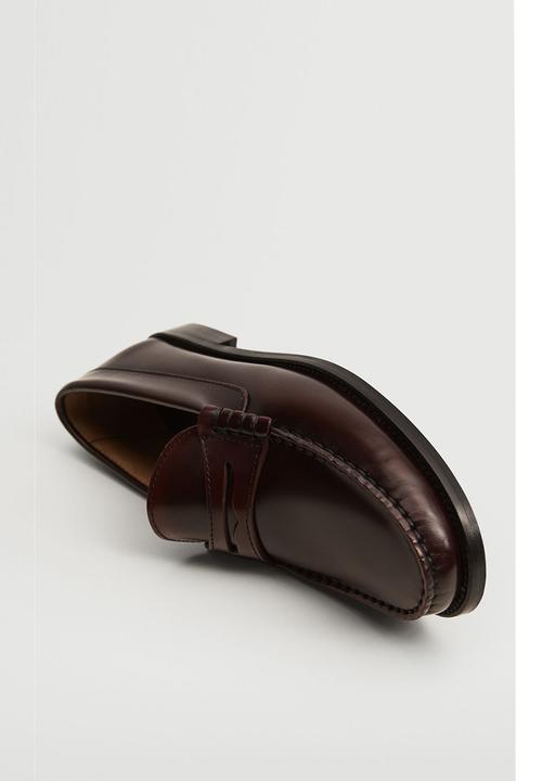 MANGO - Tesdos loafer - dark red