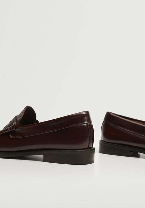 MANGO - Tesdos loafer - dark red