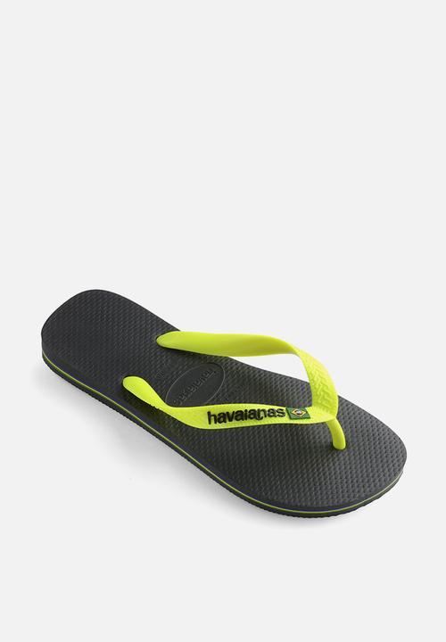 Havaianas - Brazil logo - new graphite