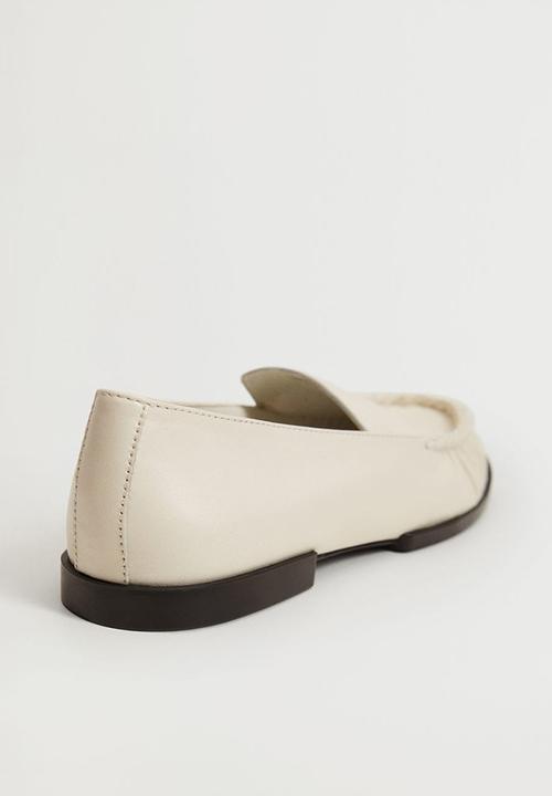 MANGO - Tunez leather loafer - neutral