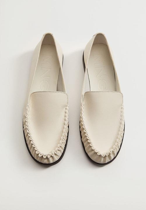 MANGO - Tunez leather loafer - neutral