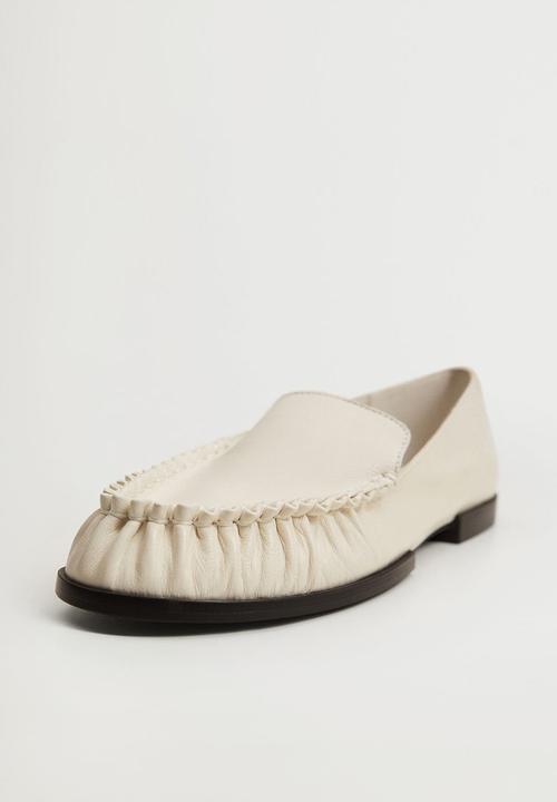 MANGO - Tunez leather loafer - neutral