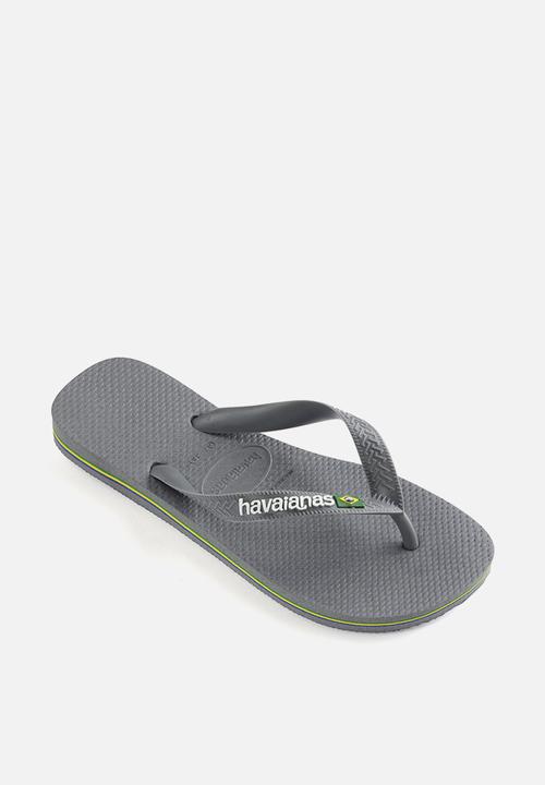 Havaianas - Brazil logo - steel grey