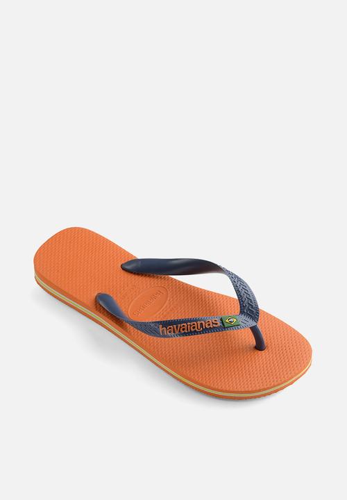 Havaianas - Brazil logo - begonia orange