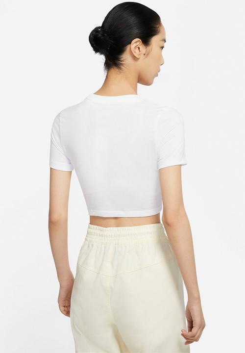 Nike - W nsw essntl tee slim crp lbr - white