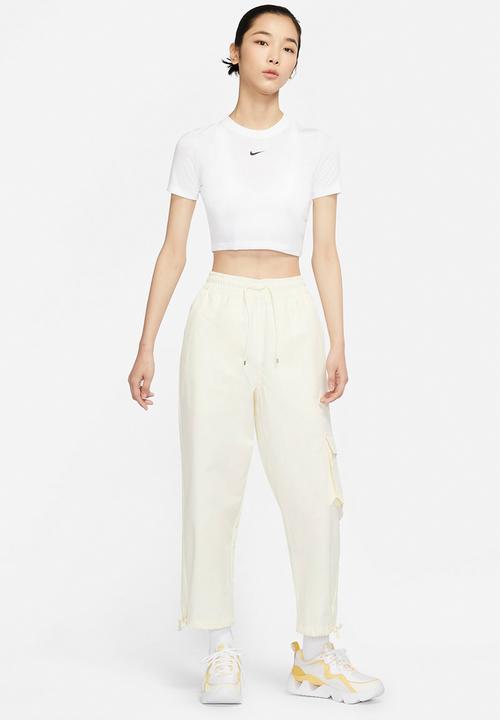 Nike - W nsw essntl tee slim crp lbr - white