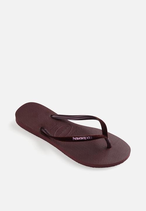Havaianas - Slim velvet - grape wine