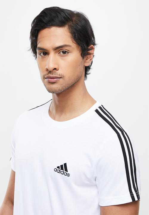 adidas Performance - M 3s sj tee - white & black