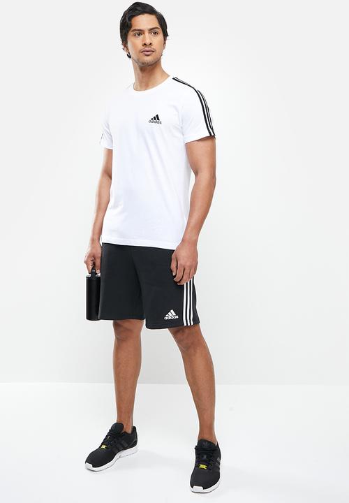 adidas Performance - M 3s sj tee - white & black