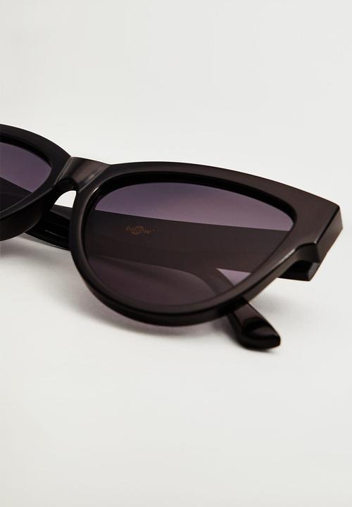 MANGO - Acetate frame sunglasses - black