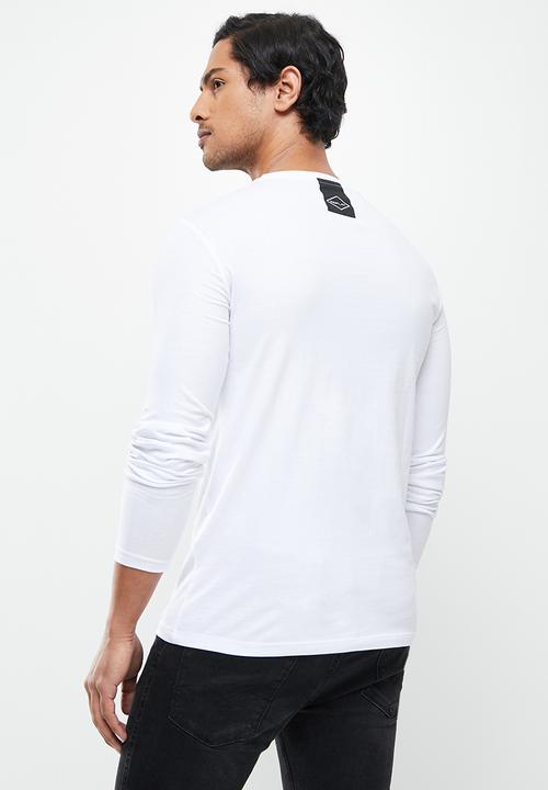 Replay - Essential long sleeve tee - white