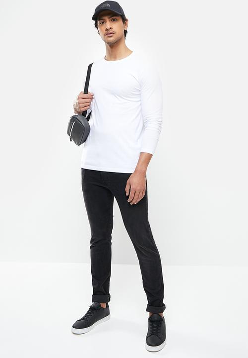 Replay - Essential long sleeve tee - white