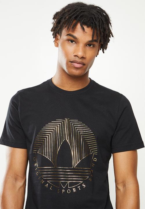 adidas Originals - Deco trefoil tee - black