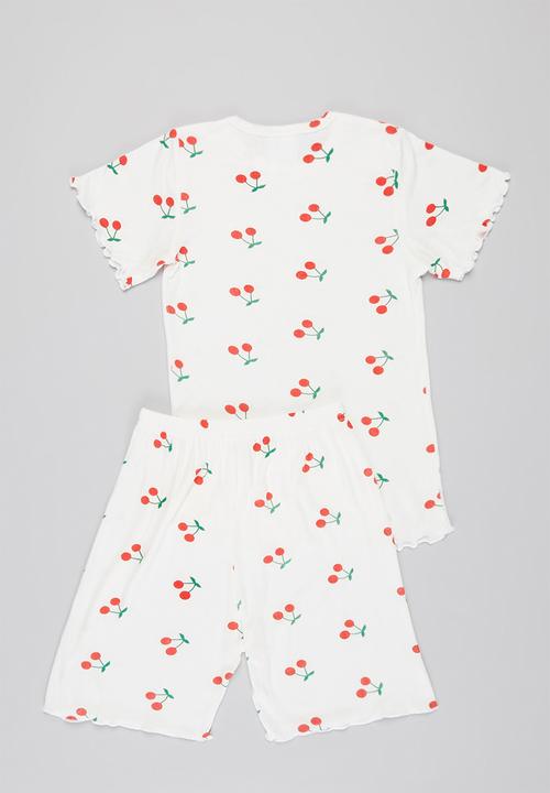 Pop Candy - Girls cherries pj set - multi 